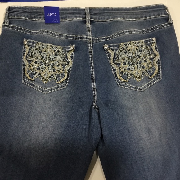 Apt. 9 Denim - Apt. 9 Embellished Bootcut Jeans NWT Apt. 9 Denim - Apt. 9 Embellished Bootcut Jeans NWT